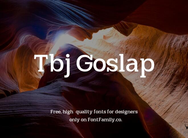 Tbj Goslap Font Family