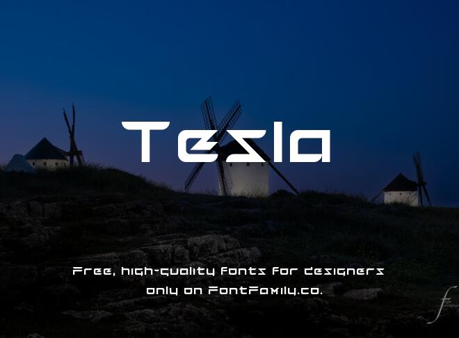 Tesla Font