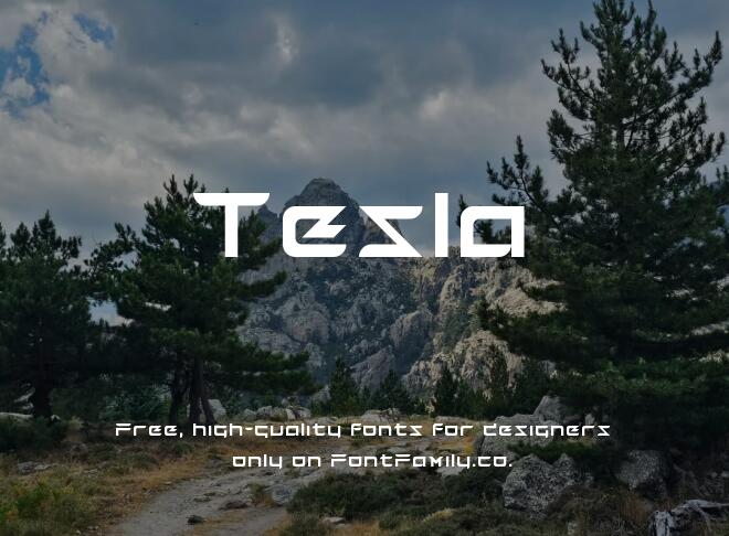 Tesla Font