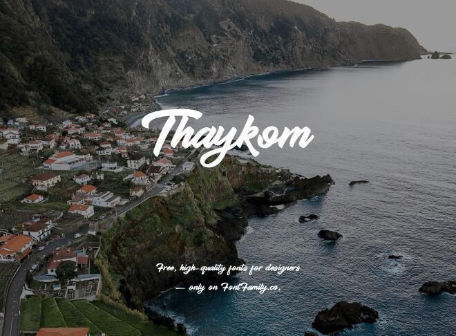 Thaykom Font