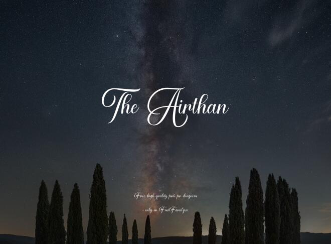 The Airthan Font
