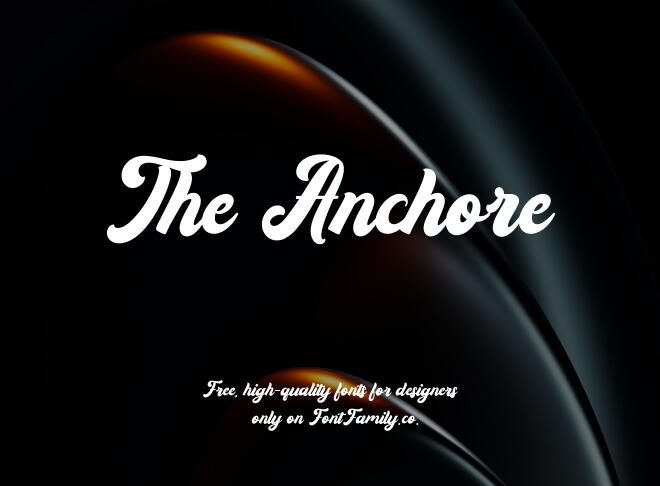 The Anchore Font