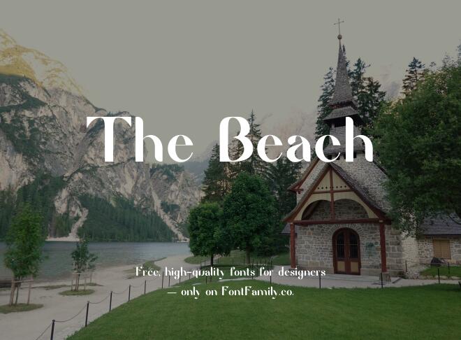 The Beach Font