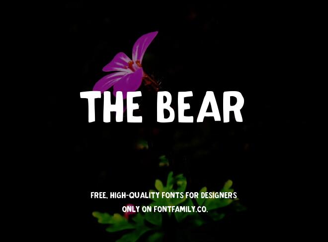 The Bear Font