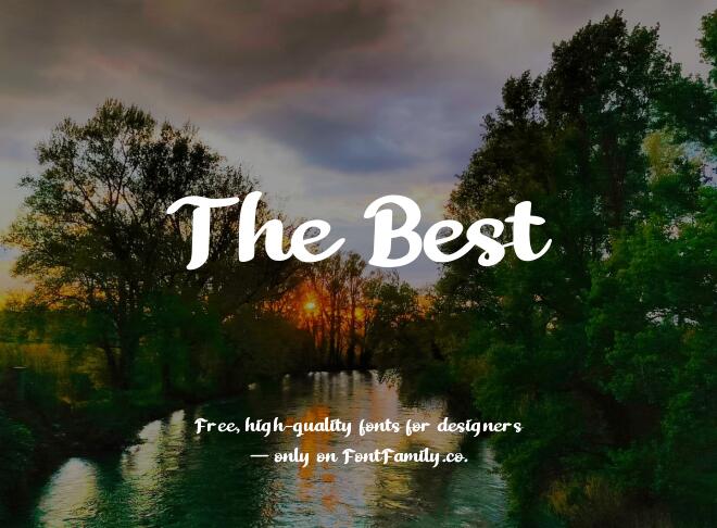 The Best Font
