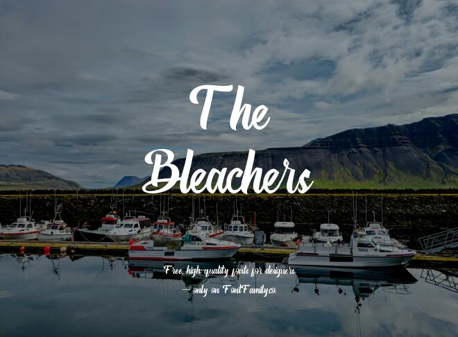 The Bleachers Font