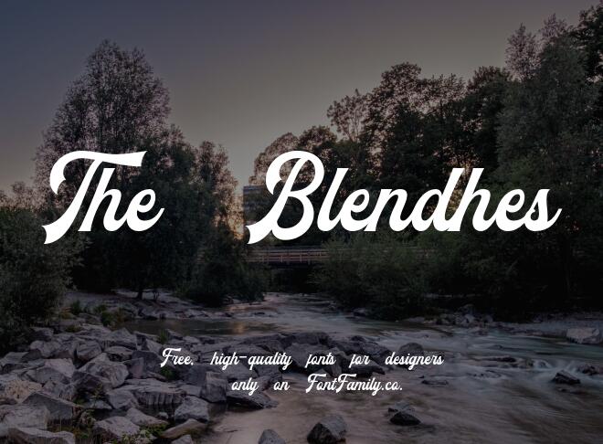 The Blendhes Font