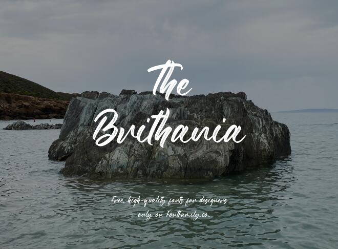 The Brithania Font