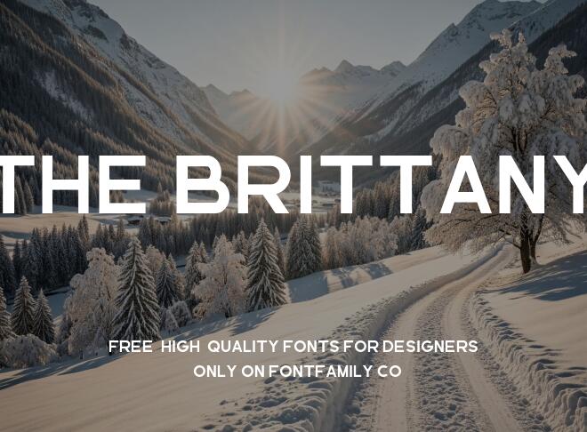 The Brittany Font