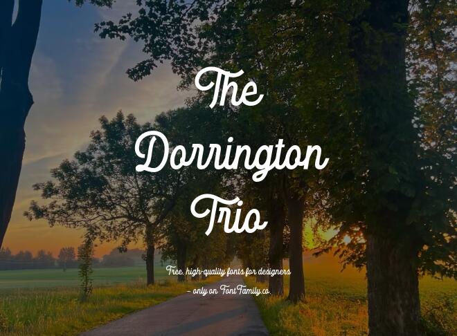The Dorrington Trio Font