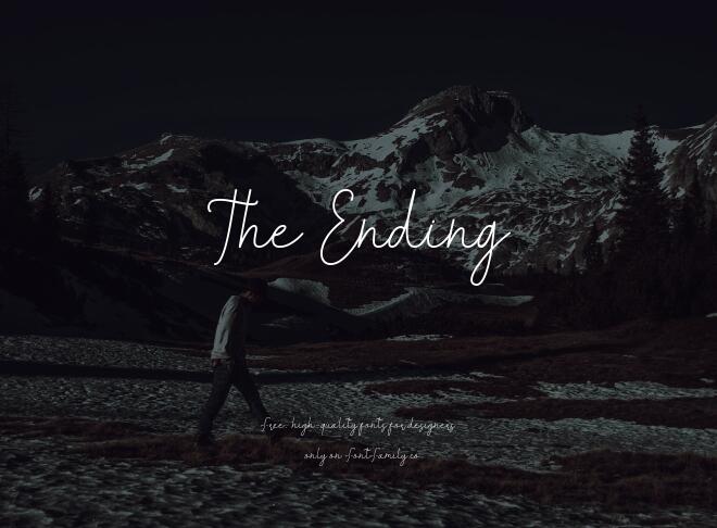 The Ending Font