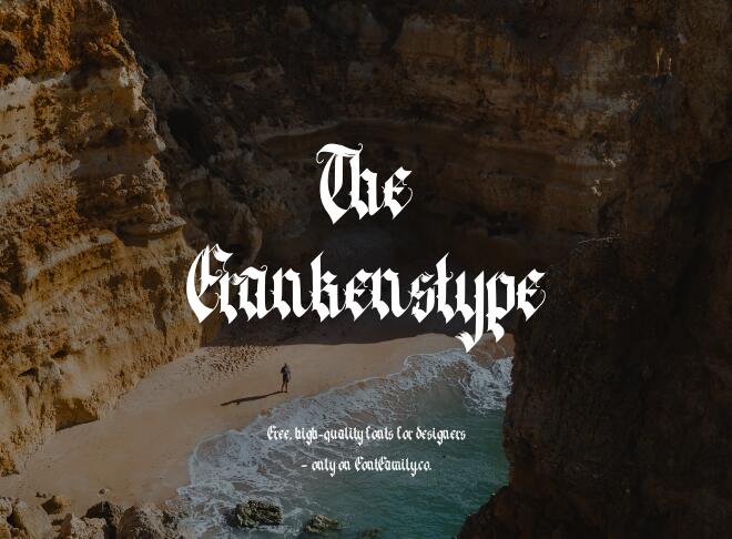 The Frankenstype Font