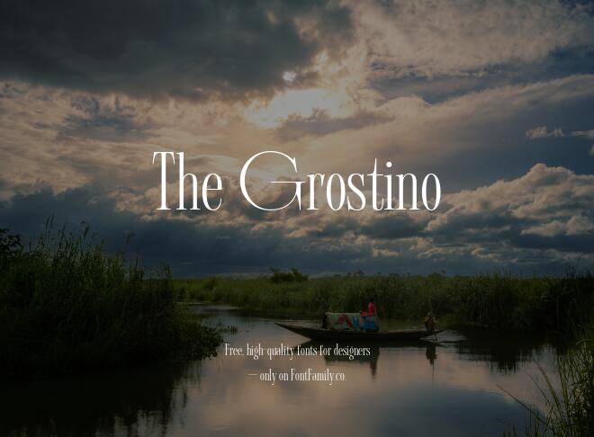 The Grostino Font