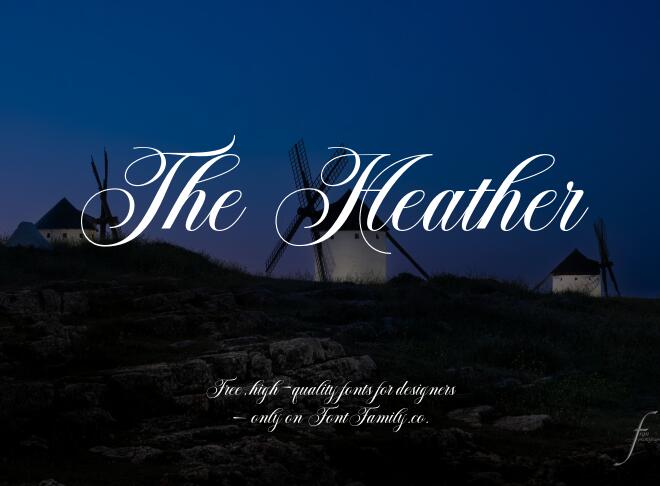 The Heather Font
