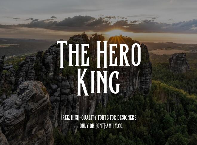 The Hero King Font