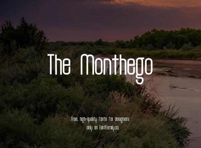 The Monthego Font