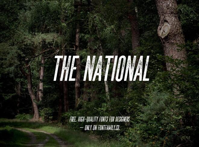 The National Font