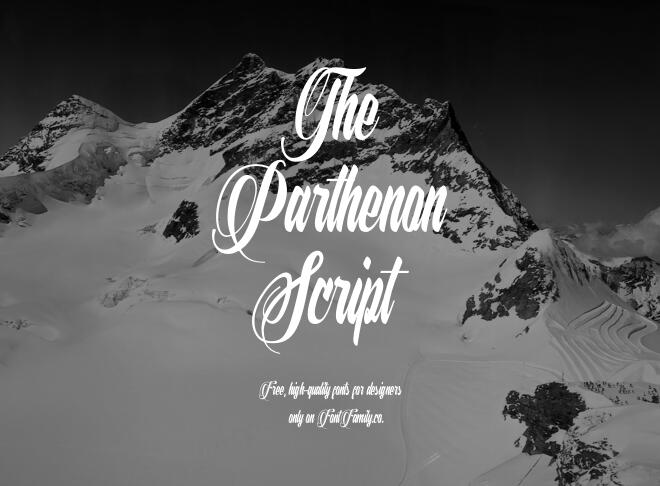 The Parthenon Script Font