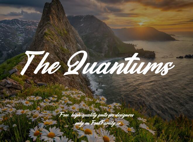 The Quantums Font