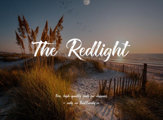 The Redlight Font
