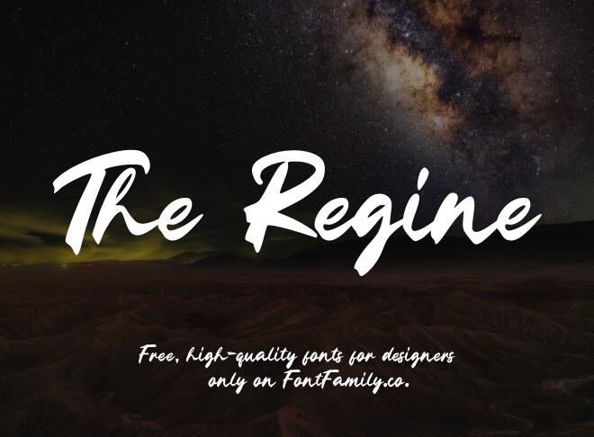 The Regine Font