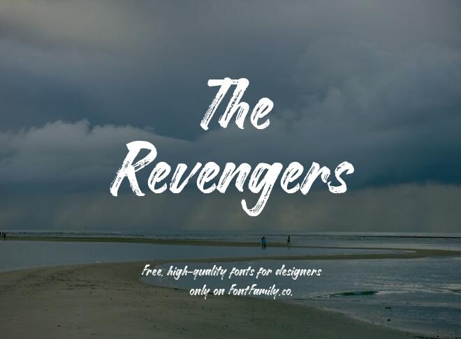 The Revengers Font