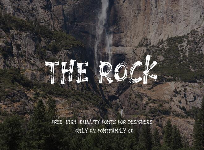 The Rock Font