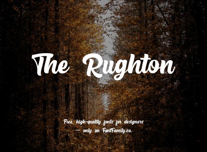 The Rughton Font