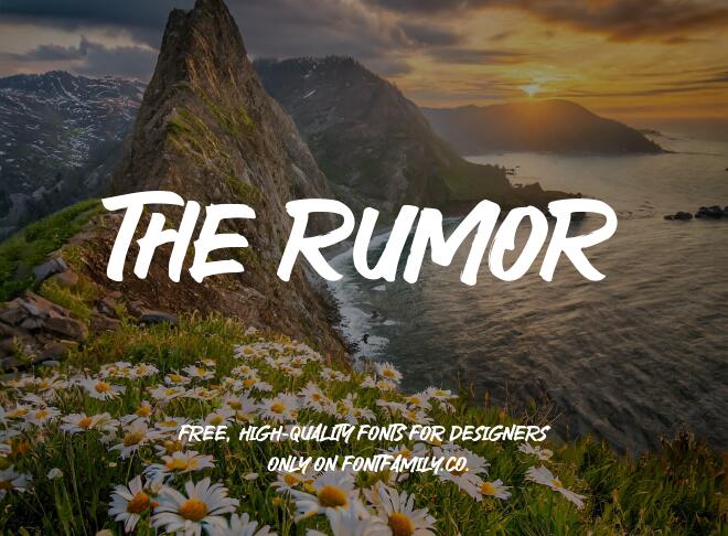 The Rumor Font