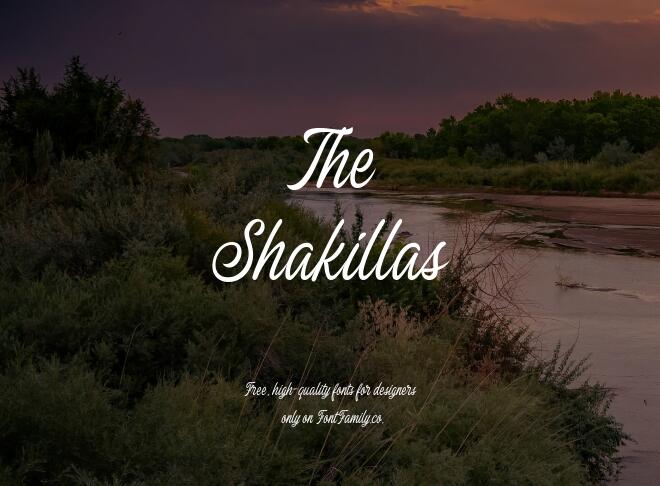 The Shakillas Font