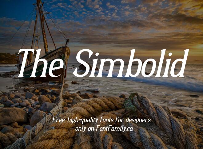 The Simbolid Font