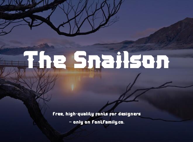 The Snailson Font