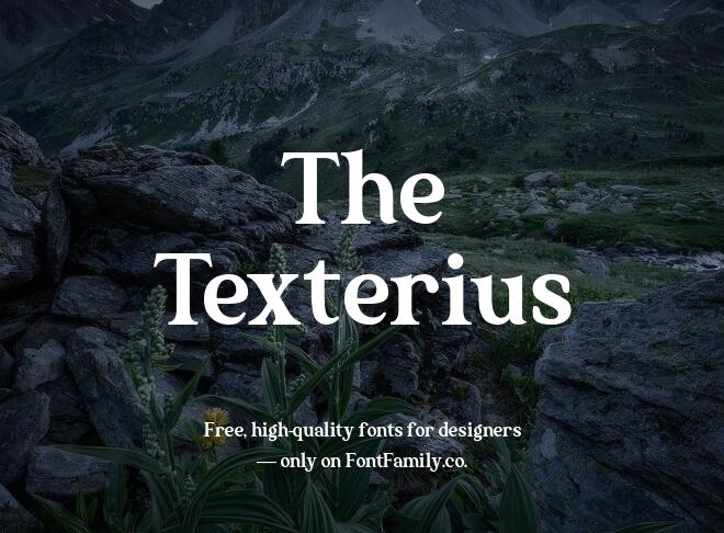 The Texterius Font