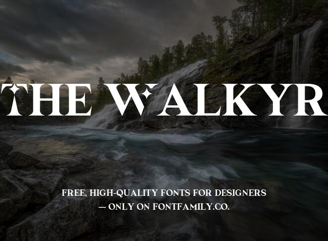 The Walkyr Font