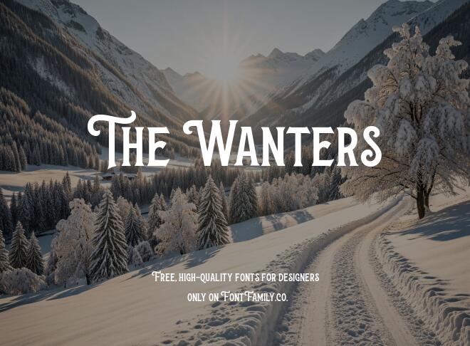 The Wanters Font