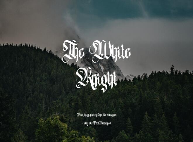 The White Knight Font