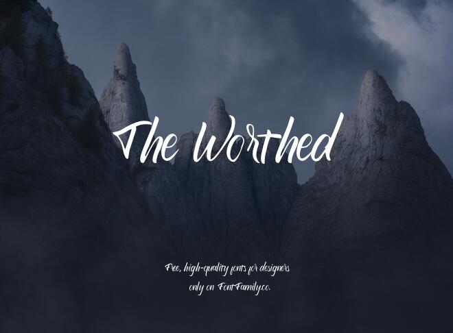 The Worthed Font