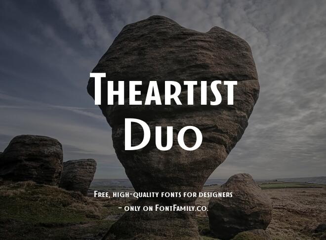 Theartist Duo Font