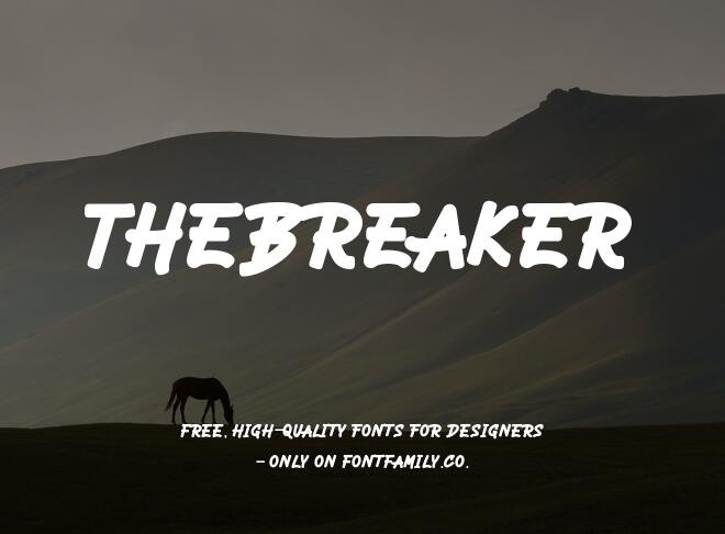 Thebreaker Font