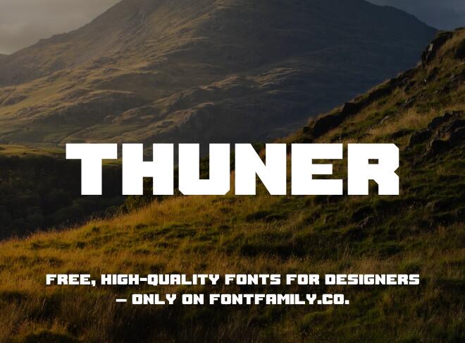Thuner Font