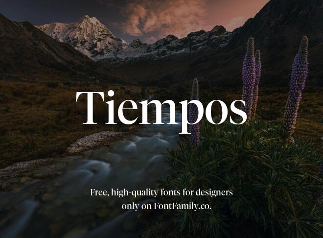Tiempos Font Family