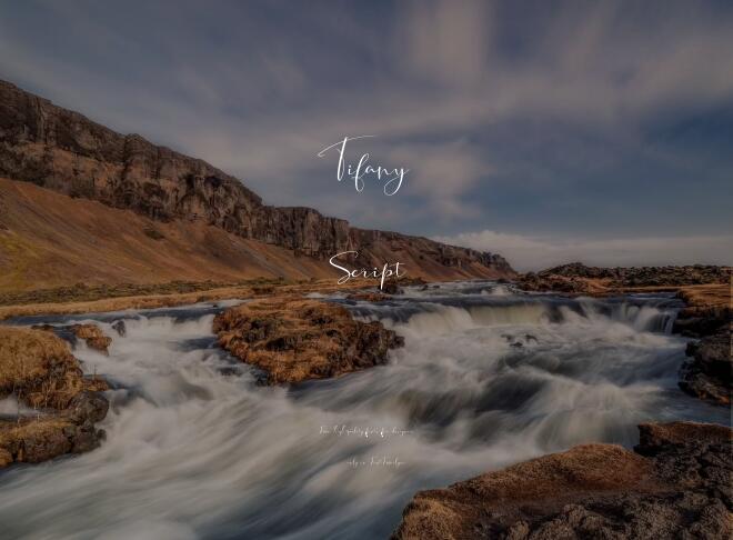 Tifany Script Font