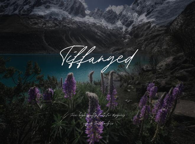 Tiffanyed Font