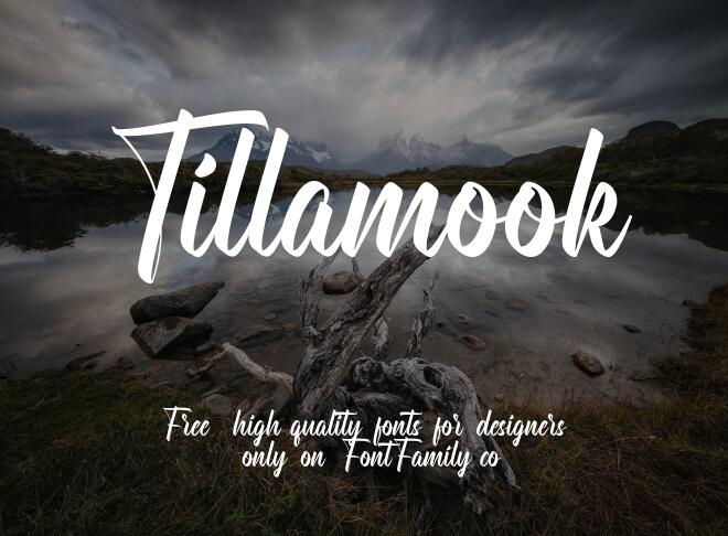 Tillamook Font