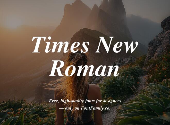 Times New Roman Font