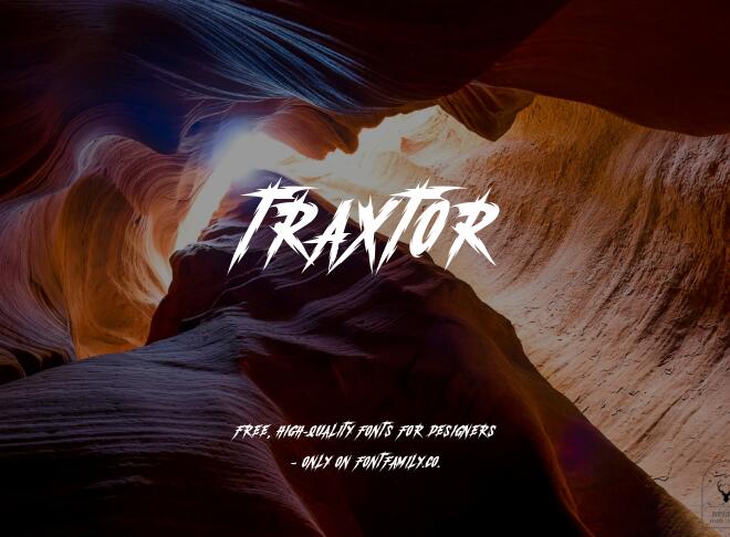 Traxtor Font