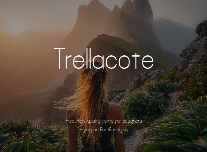 Trellacote Font