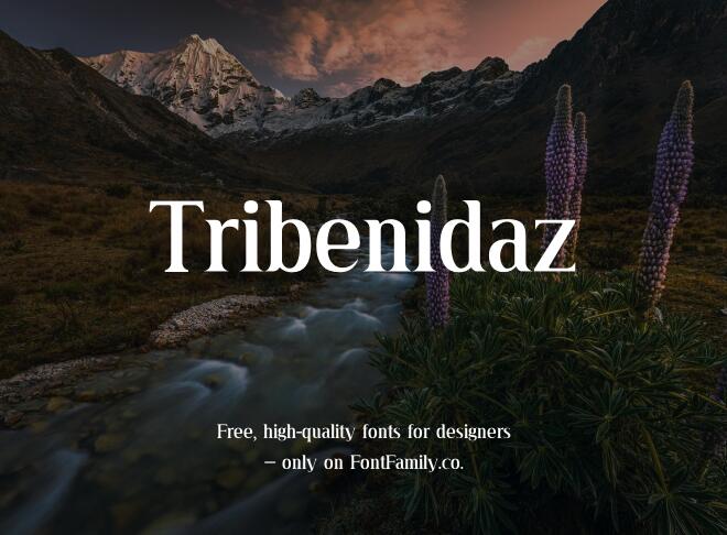 Tribenidaz Font
