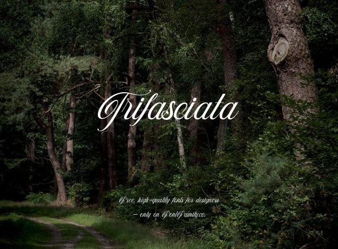 Trifasciata Font