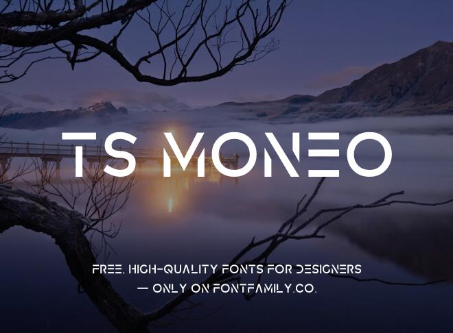 Ts Moneo Font